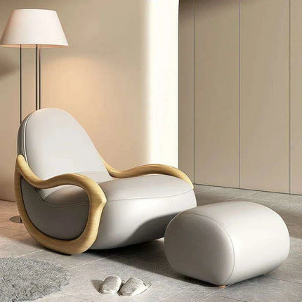 Elegant Leather Recliner Chair for Ultimate Relaxation and Gaming