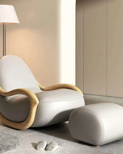 Elegant Leather Recliner Chair for Ultimate Relaxation and Gaming