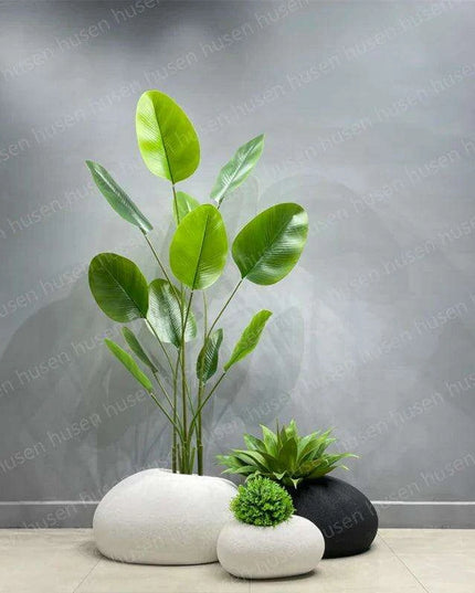 European Chic Tree-Adorned Floor Vase Set for Elegant Decor