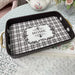 Sophisticated Blush and Gold Serving Tray - Elegant Home Accent