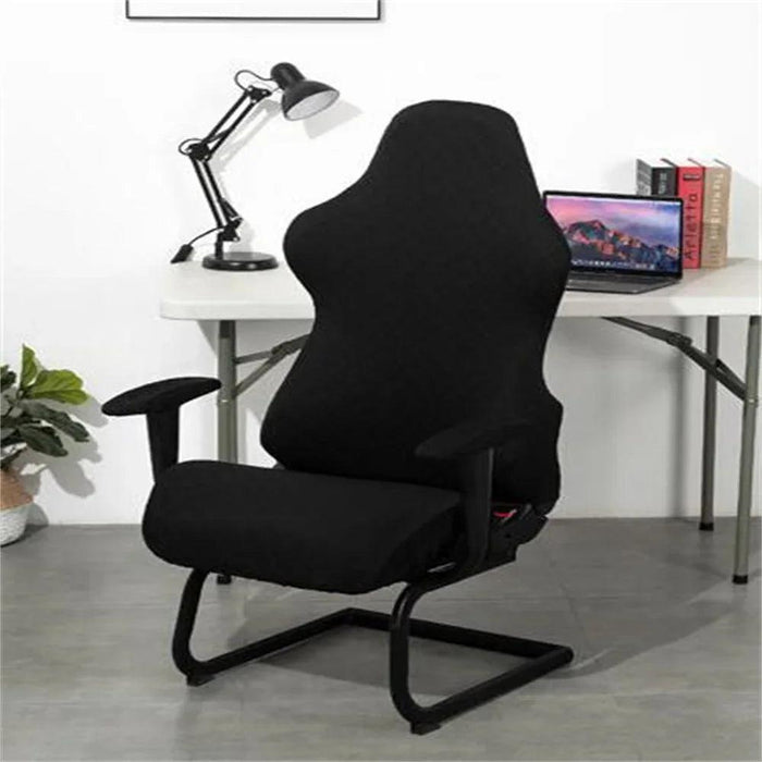 High Back Elastic Chair Cover for Office and Living Room