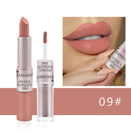 Matte Liquid Lipstick Waterproof Non Transfer Long Wear Pink Lip Gloss Tint Moisturizing Makeup for Women Ladies matte-liquid-lipstick-waterproof-non-transfer-long-wear-pink-lip-gloss-tint-moisturizing-makeup-for-women-ladies
