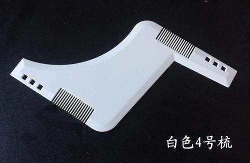 Men's Premium Beard Grooming Comb & Shaping Template Tool - Lightweight, Versatile, and Essential for Perfect Beard Styles