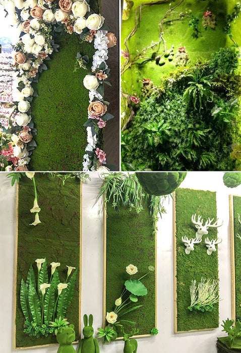 Lush Moss Replicated Rug: Embrace Nature's Beauty in Every Step
