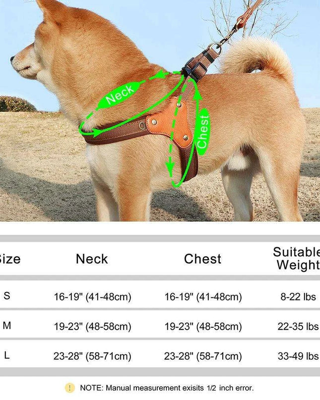 Ultimate Adjustable Nylon Dog Harness - Comfort Vest for All Breeds