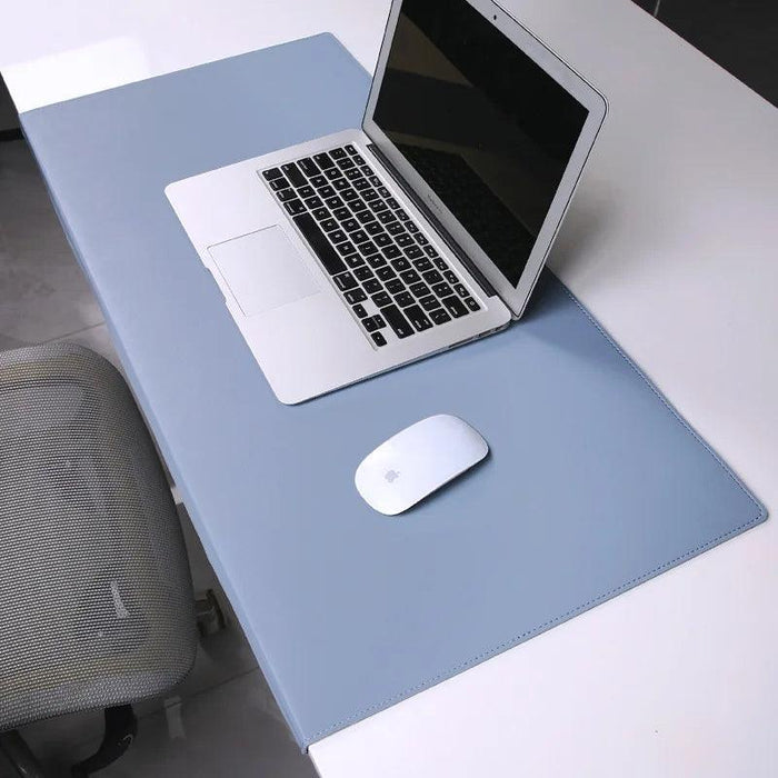 Leather Office Desk Mat with Folding Elbow and Wrist Guards