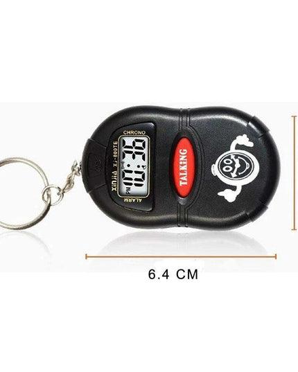 Smart Voice-Activated Talking Clock for Visually Impaired and Seniors - Clear Time Announcer with Multiple Alarm Options