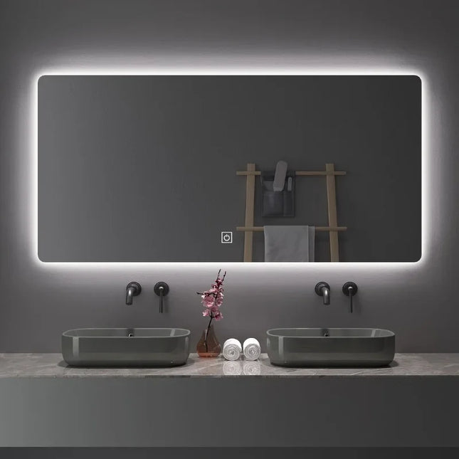 Mirror & Bath LED Anti-Fog Touch Control Backlit Bathroom Mirror 20x28