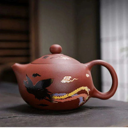 Artisan Authentic Teapot with Magical Color-Changing Infuser - Elevate Your Tea Ritual