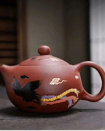 Artisan Authentic Teapot with Magical Color-Changing Infuser - Elevate Your Tea Ritual