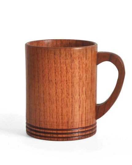 Handcrafted Jujube Wood Drink Mug - Eco-Friendly Retro Cup for Coffee, Tea, and More