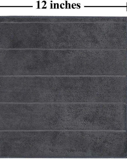 Homaxy Ultra-Soft 6-Pack Microfiber Cleaning Towels - Multi-Purpose Kitchen Essentials