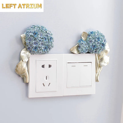 Nordic 3D Light Switch Cover Sticker – Decorative Socket Protector
