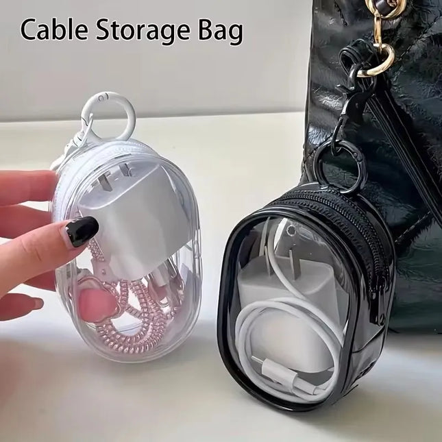 Shop1105421496 Portable Mini Clear Zipper Bag - Space-Saving Organizer