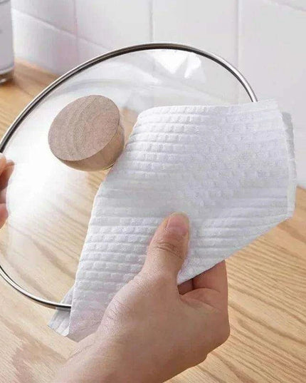 Essential Kitchen Cleaning Wipes Set with Stainless Steel Storage Hanger