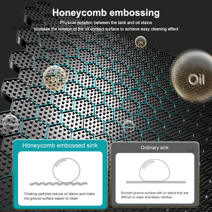 Large 304 Stainless Steel Kitchen Sink with LED Faucet, Modern