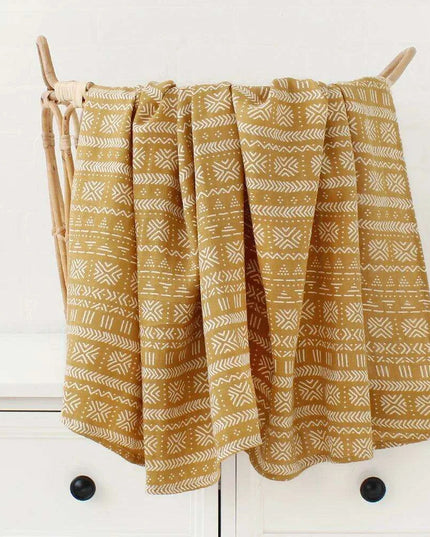 Luxuriously Soft Organic Bamboo Cotton Swaddle Blanket for Infants