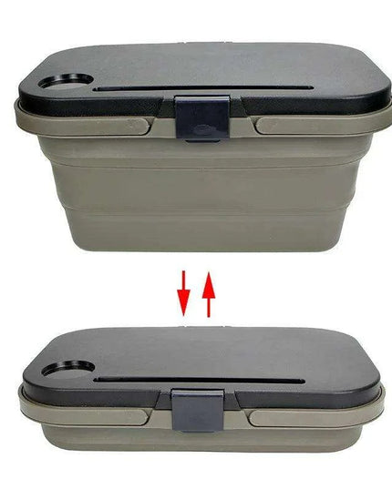Ultimate All-in-One Picnic Basket for Outdoor Adventures - Compact and Versatile Storage Solution