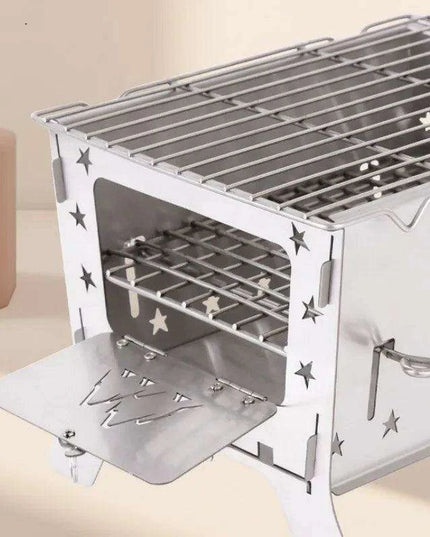 All-in-One Outdoor Portable Grill and Fire Pit for Adventurers
