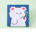 Whimsical Bear-Themed Sticky Notes Set - 80-Pieces to Brighten Your Workspace