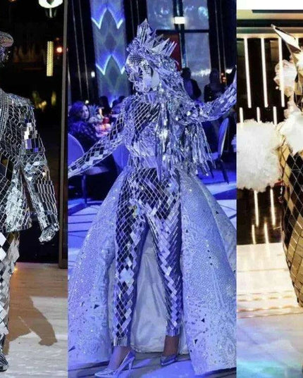 Dazzling Mirror Outfit for Show-Stopping Events and Performances