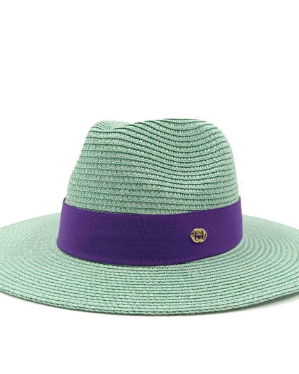 Chic Macaron White Straw Hat for Summer Travel - Essential Sun Protection for Beach Days 2023