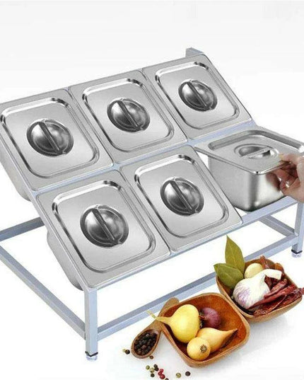 Milk Tea Shop Organizational Marvel: Multi-Grid Portion Basin Rack for Streamlined Efficiency