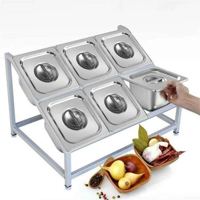 Milk Tea Shop Organizational Marvel: Multi-Grid Portion Basin Rack for Streamlined Efficiency