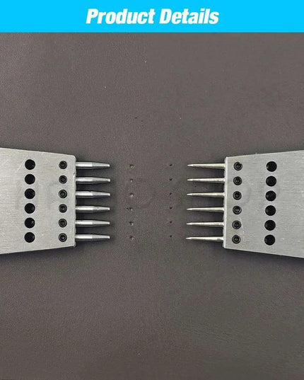 Premium Interchangeable Round Chisel Tool Set for Leather Crafting