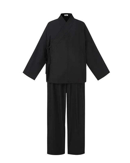 Authentic Men's Chinese Swordsman Hanfu Costume - Traditional Warrior Kimono for Cultural Celebrations