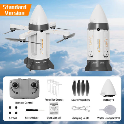 RC Starship Plane 2.4G Missle RC Drone Rocket Airplane 360 Rotation Fo