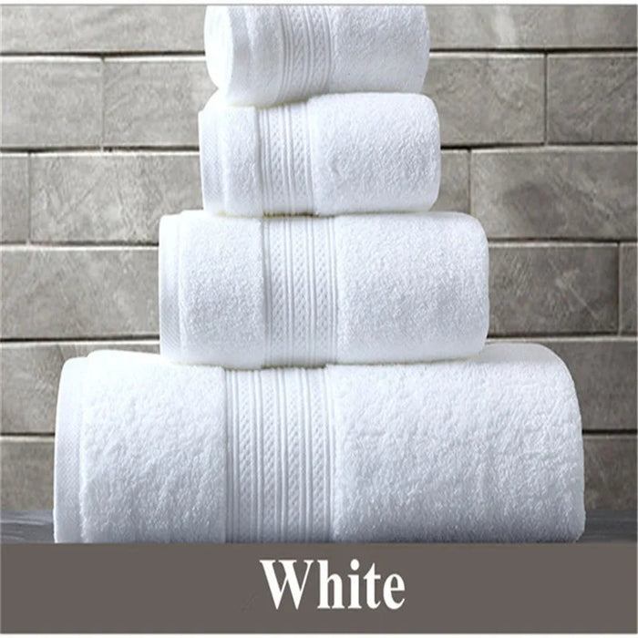 Luxurious Pakistani Cotton Towel Set for Bath, Face, and Beach - Premium Terry Cloth with Excellent Absorbency