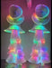 RGB LED Stilt Walker Carnival Costume for Dazzling Stage Performances