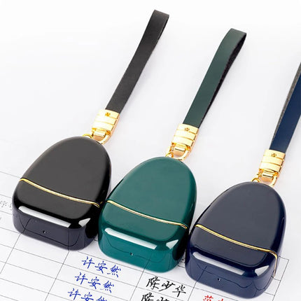Personalized Name Stamp with Keychain for Clothing & Paper