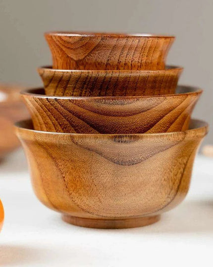 Elegant Japanese Wooden Bowls: Elevate Your Dining Experience with Nature's Beauty