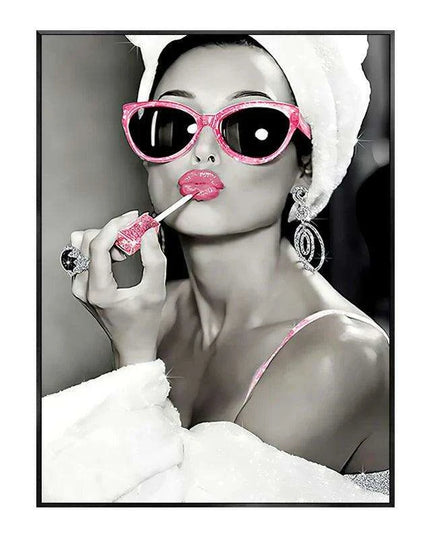 Custom Elegant Nude Canvas Art for a Luxurious Bathroom Retreat