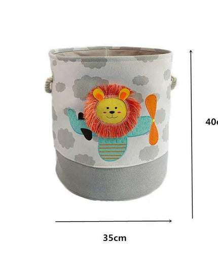 Chic Collapsible Canvas Storage Bin for Kids