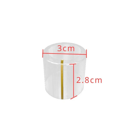 HARDIRON 100pcs Gold Striped Heat Sealing Film for Glass Bottles