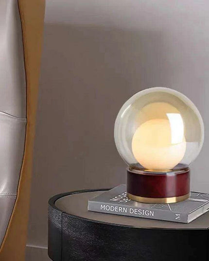 Walnut Wood Japanese Retro Bedside Lamp - Elegant Decorative Lighting for Cozy Spaces