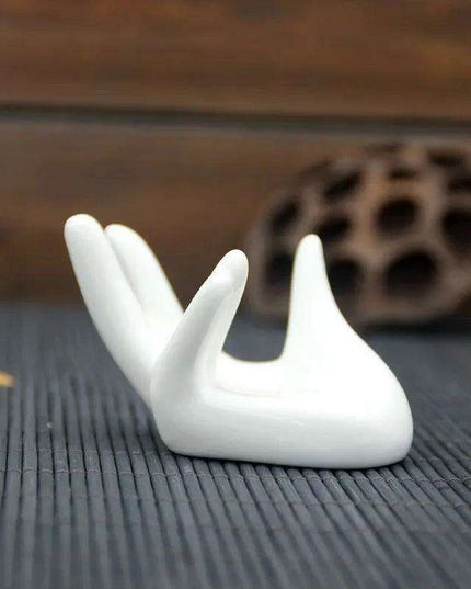Charming Hand-Crafted Ceramic Egg Holder for Elegant Breakfasts