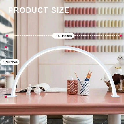 U-Shaped LED Nail Salon Lamp for Enhanced Beauty and Eye Comfort