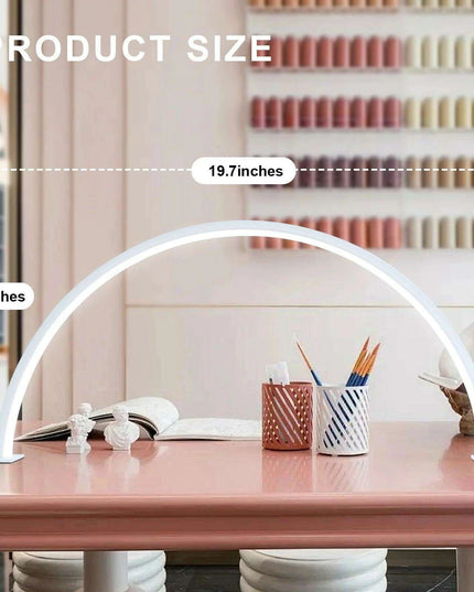 U-Shaped LED Nail Salon Lamp for Enhanced Beauty and Eye Comfort