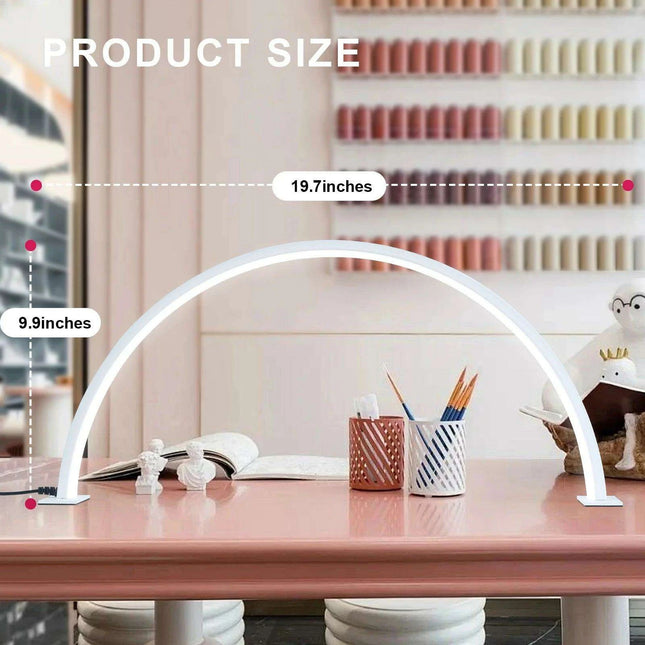 U-Shaped LED Nail Salon Lamp for Enhanced Beauty and Eye Comfort