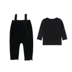 Black Overalls Set