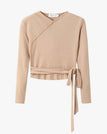 Tan Ribbing Top / XS