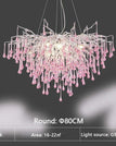 Dia 80cm / pink crystal / warm light