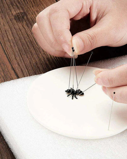 Premium 100-Piece Stainless Steel Insect Pins Set for Entomology Research and Dissection