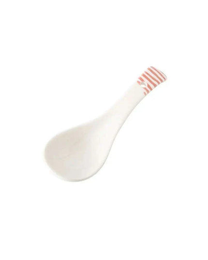 Artisan Handcrafted Japanese Ceramic Soup Spoon for Sophisticated Dining