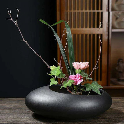 Timeless Elegance: Handcrafted Chinese Ceramic Bonsai Planter for Exquisite Home Decor