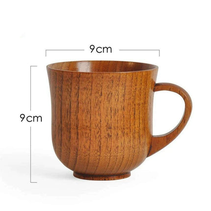 Handcrafted Rustic Spruce Wood Mug - Stylish Natural Drinkware for All Beverages